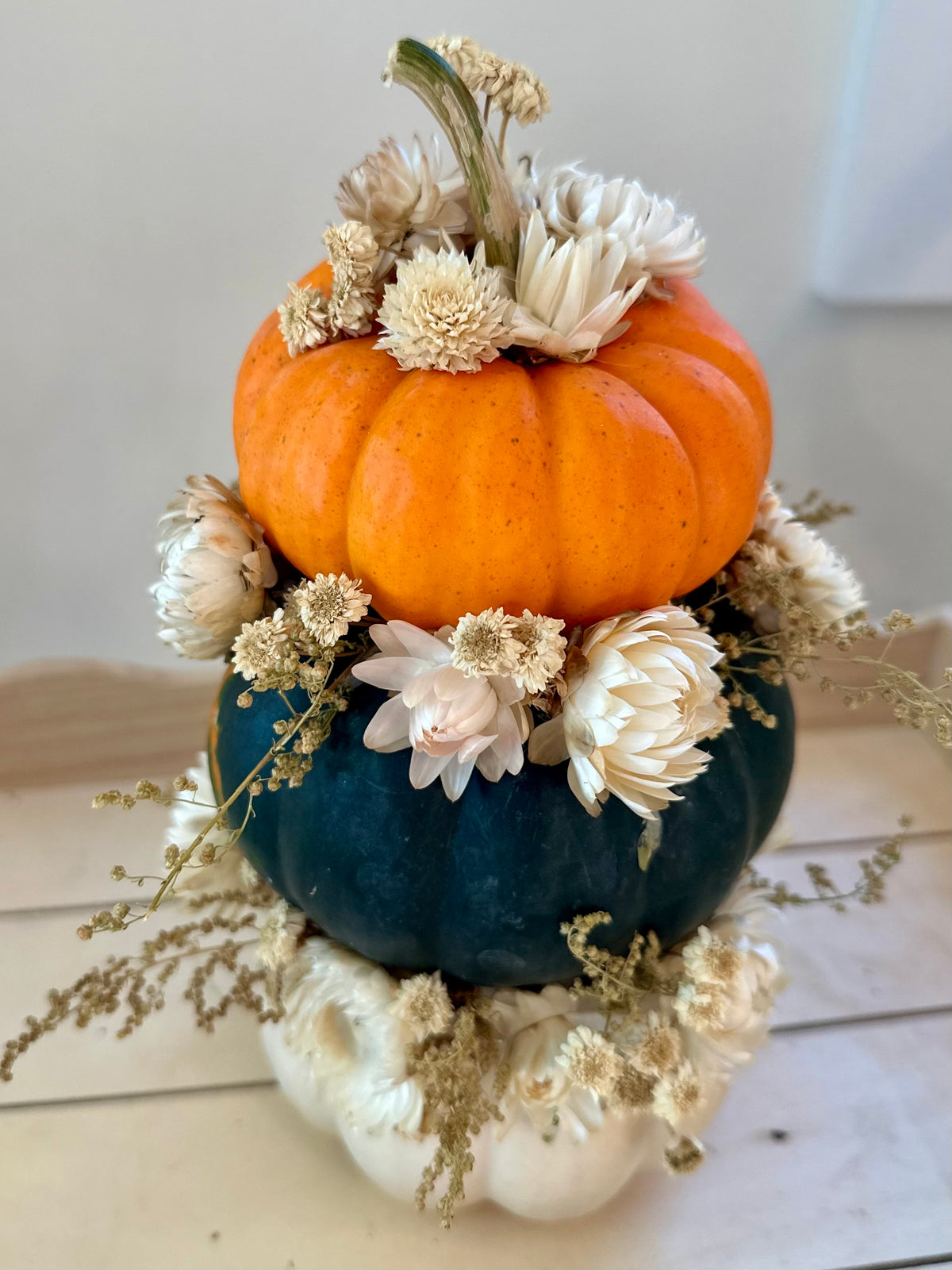 Dried Flower Pumpkins