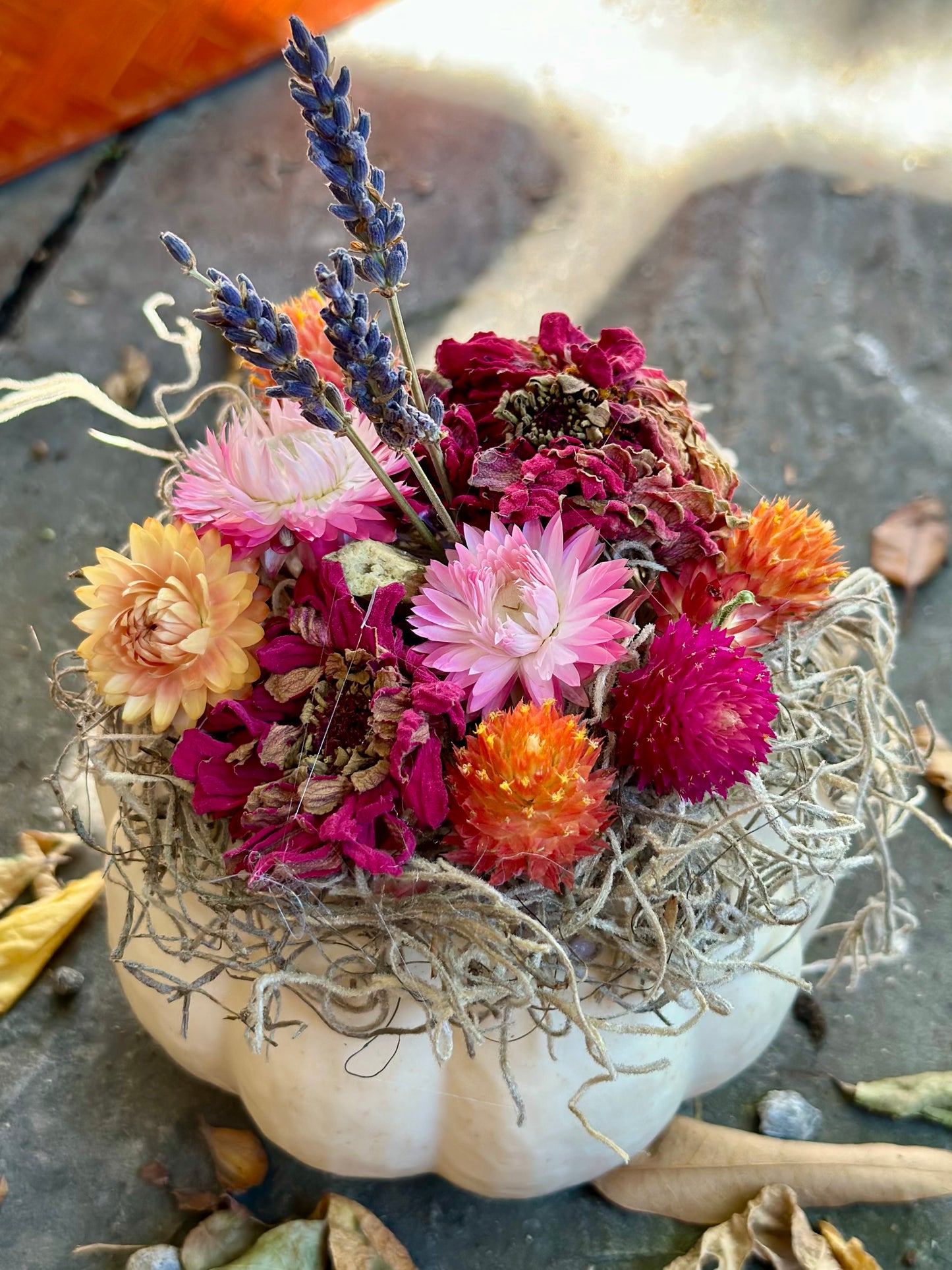 Dried Flower Pumpkins (Pre-Order)