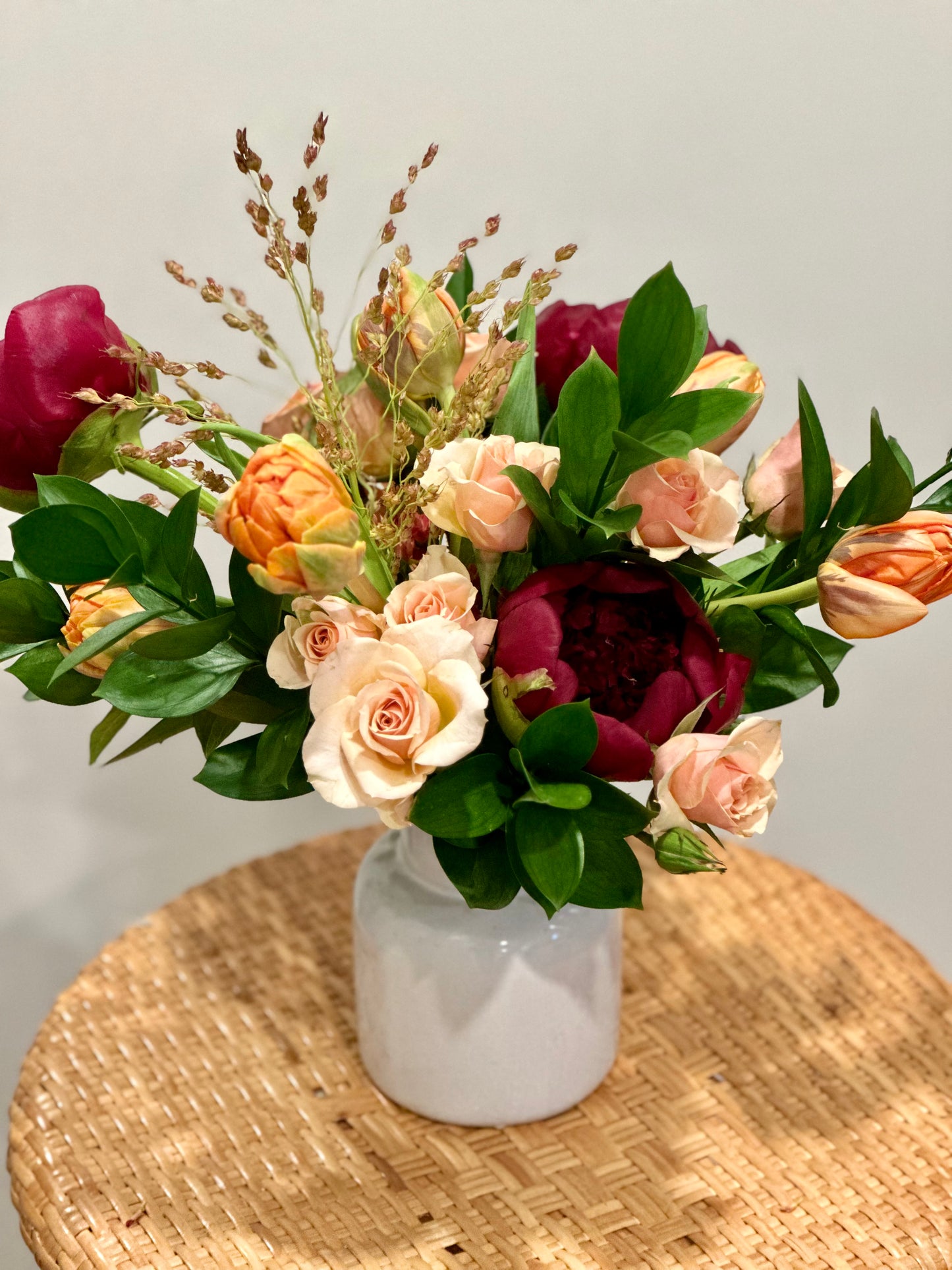 Holiday Floral Vase Arrangement