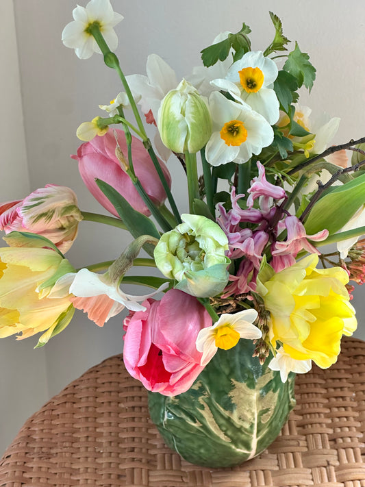 Cabbage Vase Arrangement