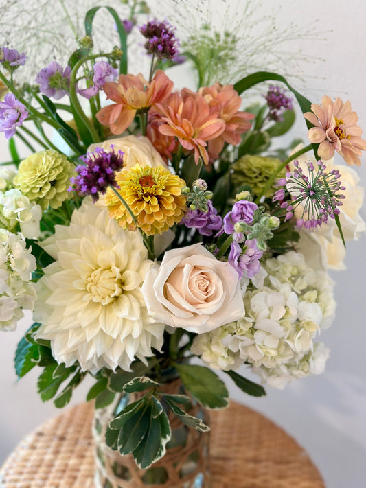 "Garden Party" Seasonal Vase Arrangement